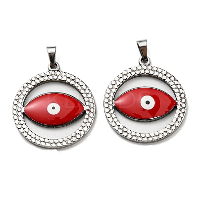 304 Stainless Steel Pendants STAS-C078-03P-1