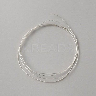 999 Fine Silver Rectangle Flat Wire STER-WH0010-12A-S-1