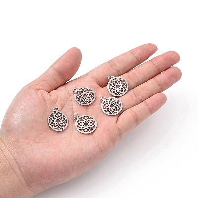 Non-Tarnish 304 Stainless Steel Pendants STAS-S105-T523S-1