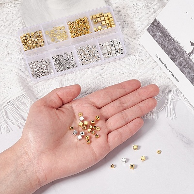 400Pcs 4 Style Tibetan Style Alloy Beads Set TIBE-YW0001-23-1