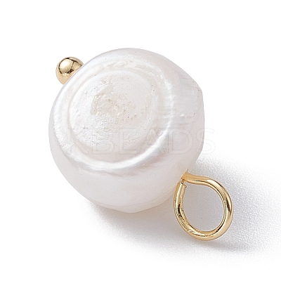 Natural Pearl Pendants PALLOY-JF02200-04-1