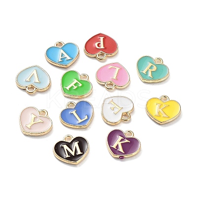 Alloy Enamel Charms FIND-Z021-02KCG-1