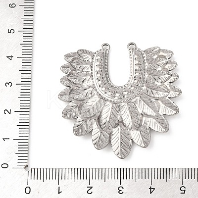 304 Stainless Steel Pendant Rhinestone Settings STAS-D129-07P-1