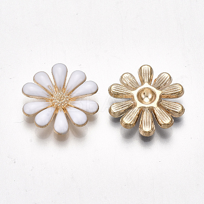 Alloy Enamel Cabochons X-PALLOY-T066-10-1