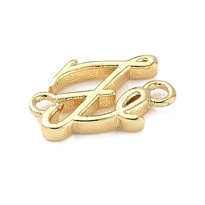Brass Faith Fe Connector Charms KK-Q068-19G-1