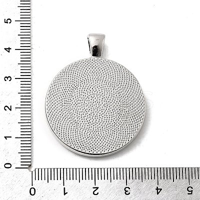 Alloy Pendant Cabochon Settings X-PALLOY-A13349-P-NR-1