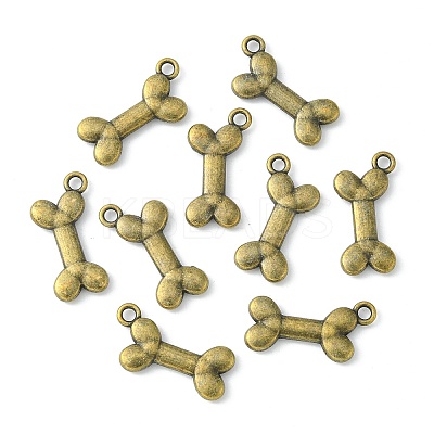 Tibetan Style Alloy Pendants TIBEP-S001-AB-FF-1