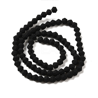 Imitate Austrian Crystal Frosted Glass Beads Strands GLAA-F029-TM3mm-B02-1