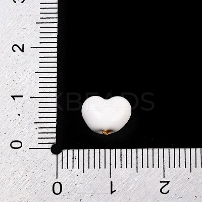 Brass Enamel Beads KK-G541-01J-1