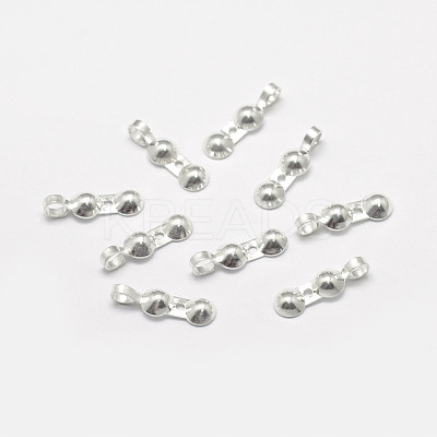925 Sterling Silver Bead Tips STER-P032-17S-1