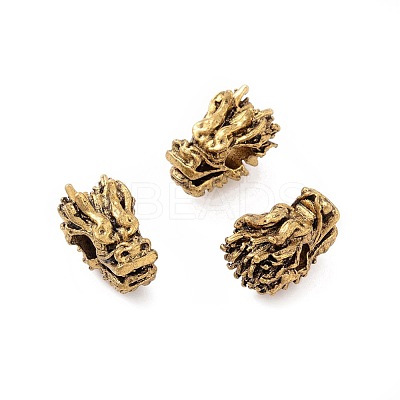 Tibetan Style Alloy Beads PALLOY-F257-03AG-1