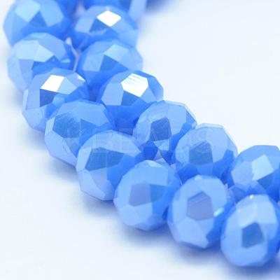 Electroplate Glass Bead Strands GLAA-E395-02-4mm-1