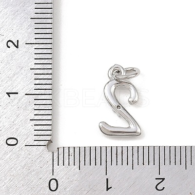 Brass Micro Pave Clear Cubic Zirconia Charms KK-P339-27P-02-1
