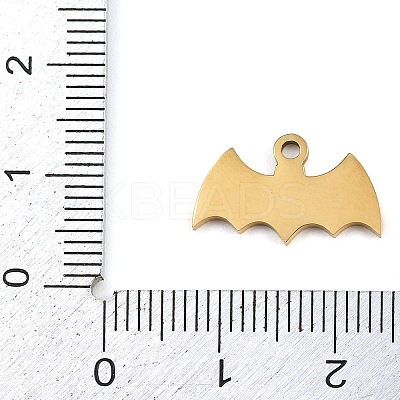 Halloween Theme 304 Stainless Steel Charms LS-STAS-C140-02C-G-1