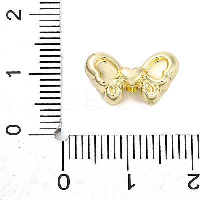 Rack Plating Alloy Beads PALLOY-R450-07G-1