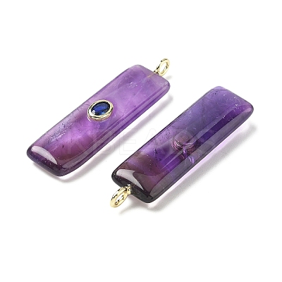 Natural Amethyst Pendants G-H318-03G-06-1