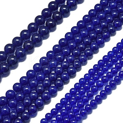 Natural Malaysia Jade Beads Strands G-L645-C01-6mm-18-1