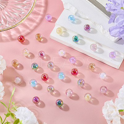 10 Colors Acrylic Imitate Cat Eye Beads FIND-TA0009-23B-1