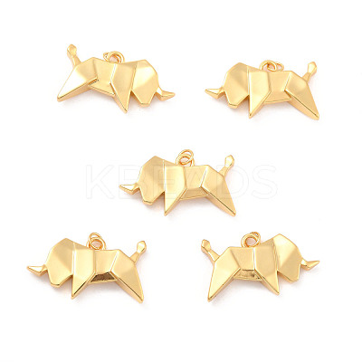 Rack Plating Brass Pendants KK-B052-14G-1