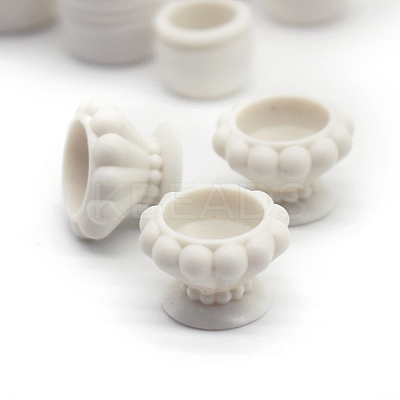 Dollhouse Miniature Empty Flower Pot Model PW-WGBB2CB-02-1