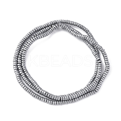 Electroplated Non-magnetic Hematite Beads Strands G-P571-A01-01D-1