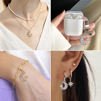 50Pcs 2 Colors Alloy Pendants FIND-TA0004-31-1