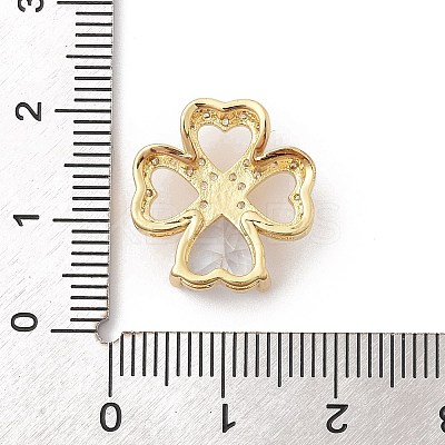 Brass Micro Pave Cubic Zirconia Pendants ZIRC-I069-01G-01-1