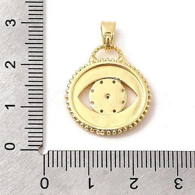 Brass Enamel Pendants KK-I378-07G-1