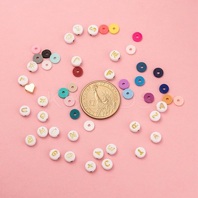 DIY Heishi Bead Style Stretch Bracelets Making Kits DIY-JP0005-86-1