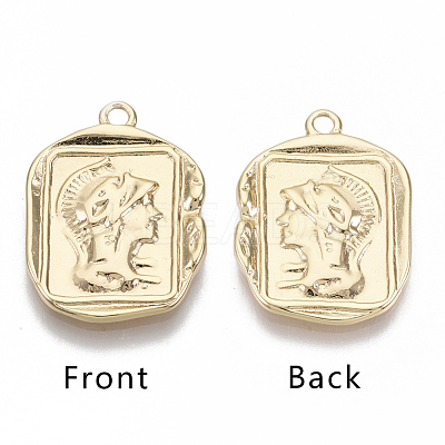 Brass Pendants KK-R126-027G-NF-1