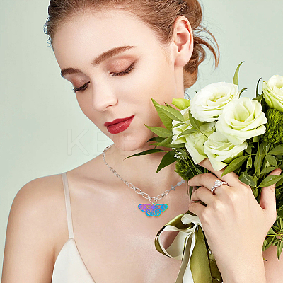 54Pcs 9 Style Ion Plating(IP) 201 Stainless Steel Filigree Pendants STAS-DC0014-74-1