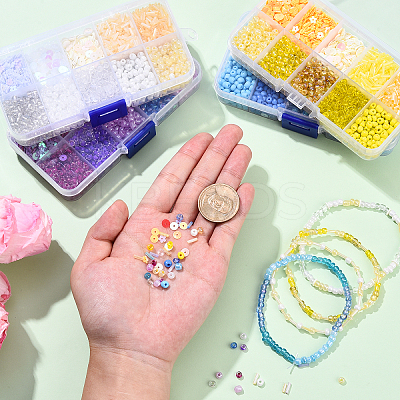Diy Paillette and Seeds Beads Kits DIY-YW0017-31A-1
