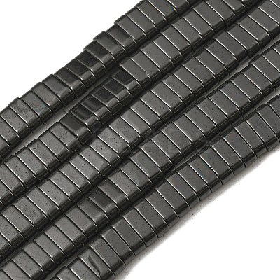 Electroplated Non-magnetic Synthetic Hematite Beads Strands G-C106-B02-14A-1