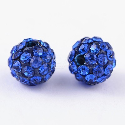 Pave Disco Ball Beads RB-Q195-14mm-206-1