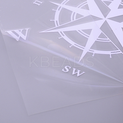 Waterproof PVC Adhesive Sticker Car Stickers DIY-WH0168-70B-1