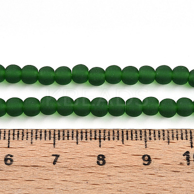 Transparent Glass Beads Strands GLAA-T032-T4mm-MD22-1