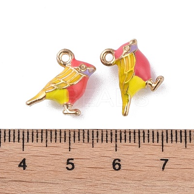 Alloy Enamel Pendants X-ENAM-R149-08C-G-1