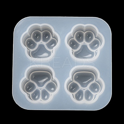 Paw Print Shape Food Grade Silicone Molds LS-DIY-F147-02-1