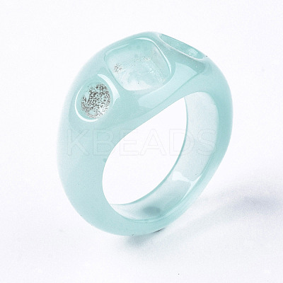 Resin Finger Rings RJEW-N033-008-C01-1