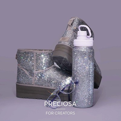 Preciosa® Crystal Hotfix Flatback Stones Y-PRC-HSS6-90300-1