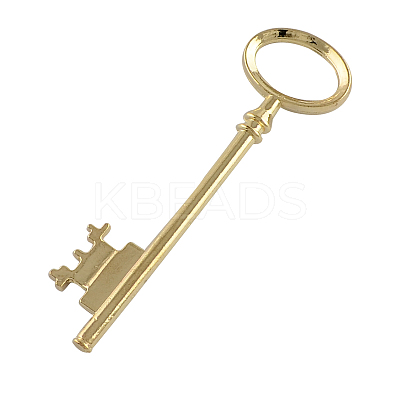 Tibetan Style Alloy Skeleton Key Large Pendants LS-X-TIBEP-S105-G-RS-1
