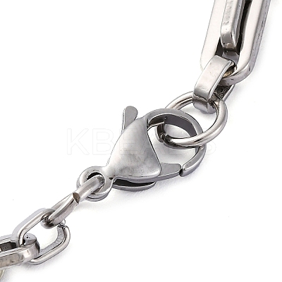 201 Stainless Steel Link Chain Bracelets BJEW-B078-114GP-1-1
