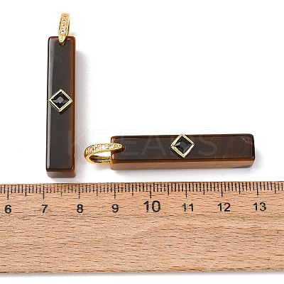 Natural Tiger Eye Pendants GG-CBA51ED-01G-05-1