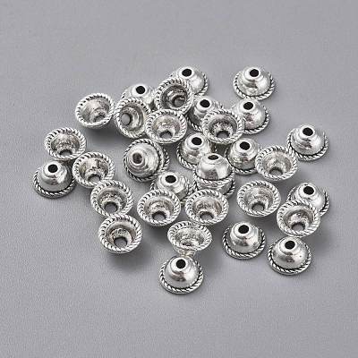 Tibetan Style Alloy Bead Caps LF5099Y-1