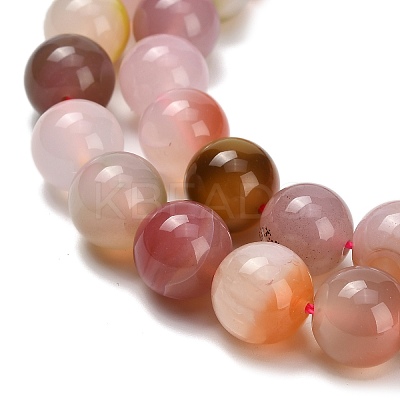Natural Agate Beads Strands G-F814-A02-12mm-1