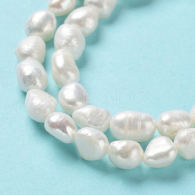 Natural Keshi Pearl Beads Strands PEAR-Z002-17-1