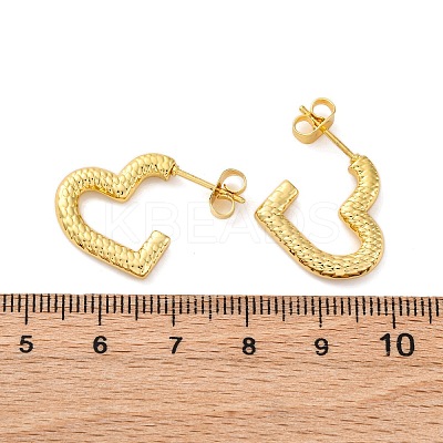 304 Stainless Steel Stud Earrings for Women EJEW-L296-032G-02-1