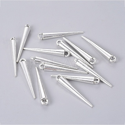 Tibetan Style Alloy Spike Pendants LS-X-TIBEP-A16461-AS-RS-1