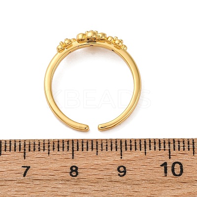 304 Stainless Steel Adjustable Cuff Rings for Women RJEW-B131-01B-1