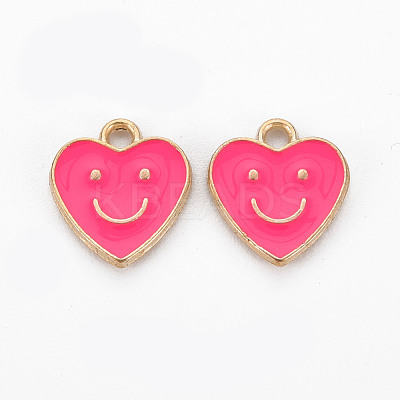 Alloy Enamel Charms X-ENAM-T016-12A-RS-1